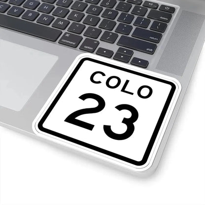 Colorado 23 1952 (Colorado) (Road Sign) STICKER Vinyl Kiss-Cut Decal - The Sticker Space