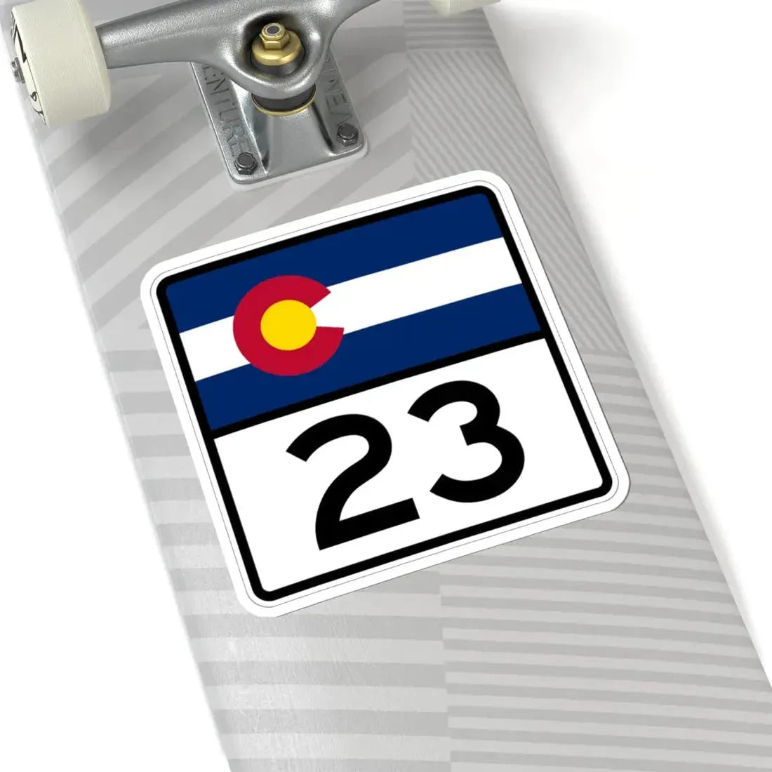 Colorado 23 (Colorado) (Road Sign) STICKER Vinyl Kiss-Cut Decal - The Sticker Space