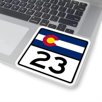 Colorado 23 (Colorado) (Road Sign) STICKER Vinyl Kiss-Cut Decal - The Sticker Space