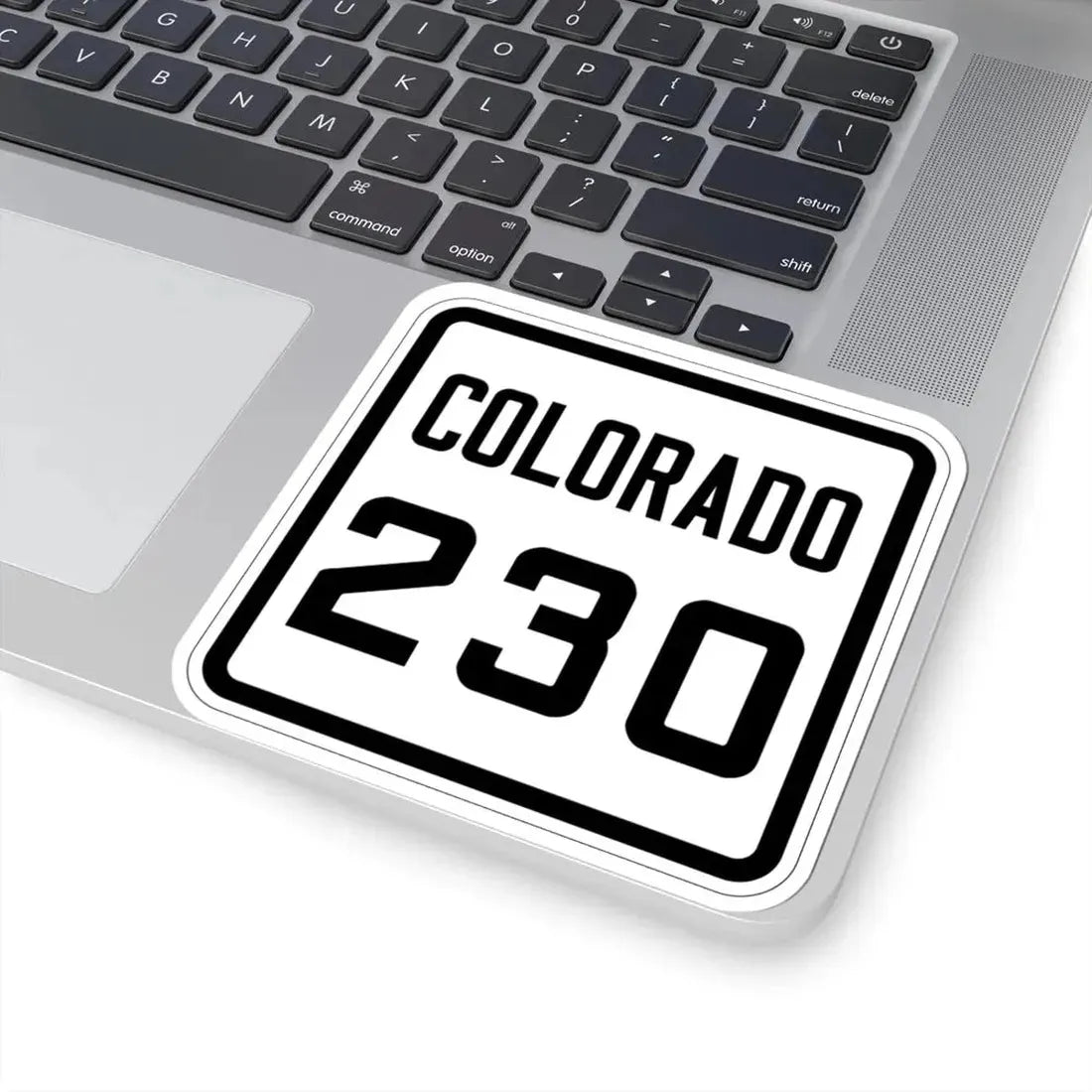 Colorado 230 1926 (Colorado) (Road Sign) STICKER Vinyl Kiss-Cut Decal - The Sticker Space