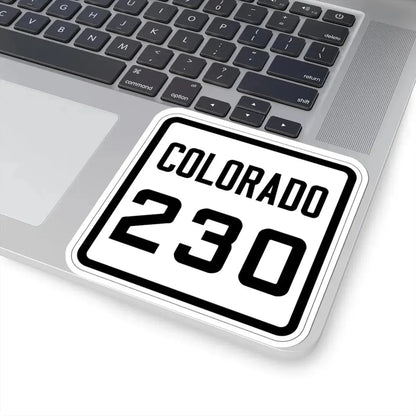Colorado 230 1926 (Colorado) (Road Sign) STICKER Vinyl Kiss-Cut Decal - The Sticker Space