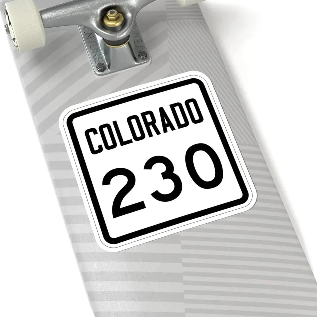 Colorado 230 1946 (Colorado) (Road Sign) STICKER Vinyl Kiss-Cut Decal - The Sticker Space