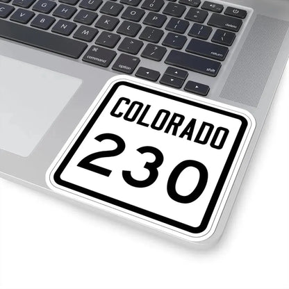 Colorado 230 1946 (Colorado) (Road Sign) STICKER Vinyl Kiss-Cut Decal - The Sticker Space