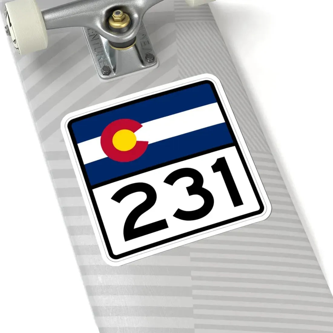 Colorado 231 (Colorado) (Road Sign) STICKER Vinyl Kiss-Cut Decal - The Sticker Space