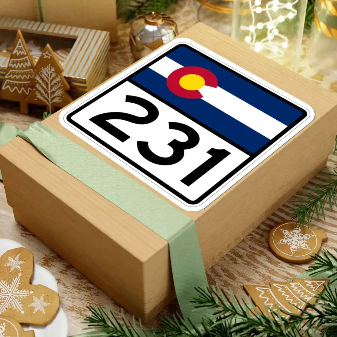 Colorado 231 (Colorado) (Road Sign) STICKER Vinyl Kiss-Cut Decal - The Sticker Space