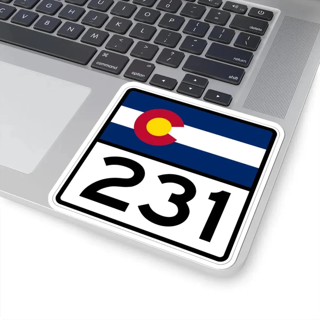 Colorado 231 (Colorado) (Road Sign) STICKER Vinyl Kiss-Cut Decal - The Sticker Space