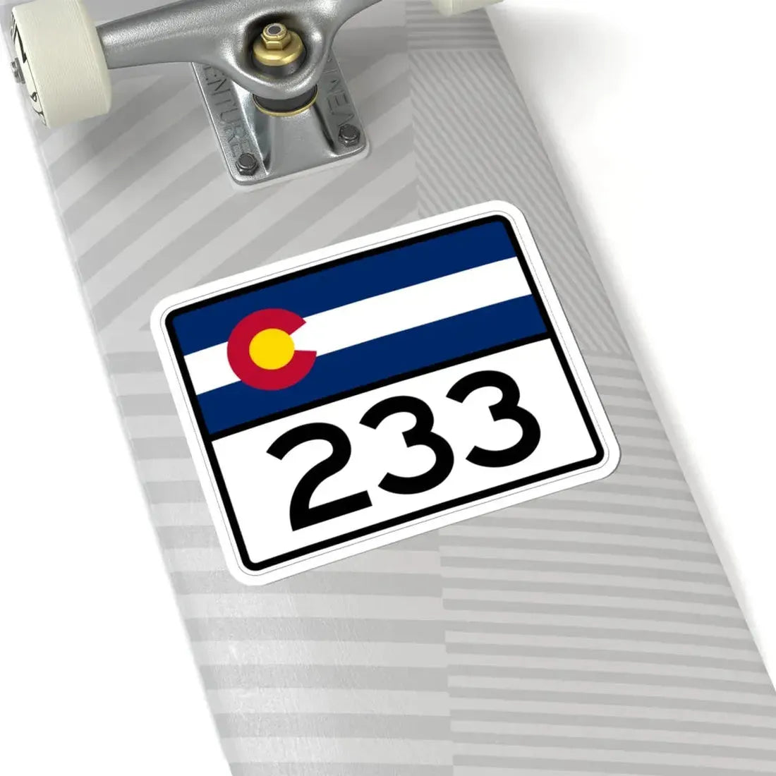 Colorado 233 wide (Colorado) (Road Sign) STICKER Vinyl Kiss-Cut Decal - The Sticker Space