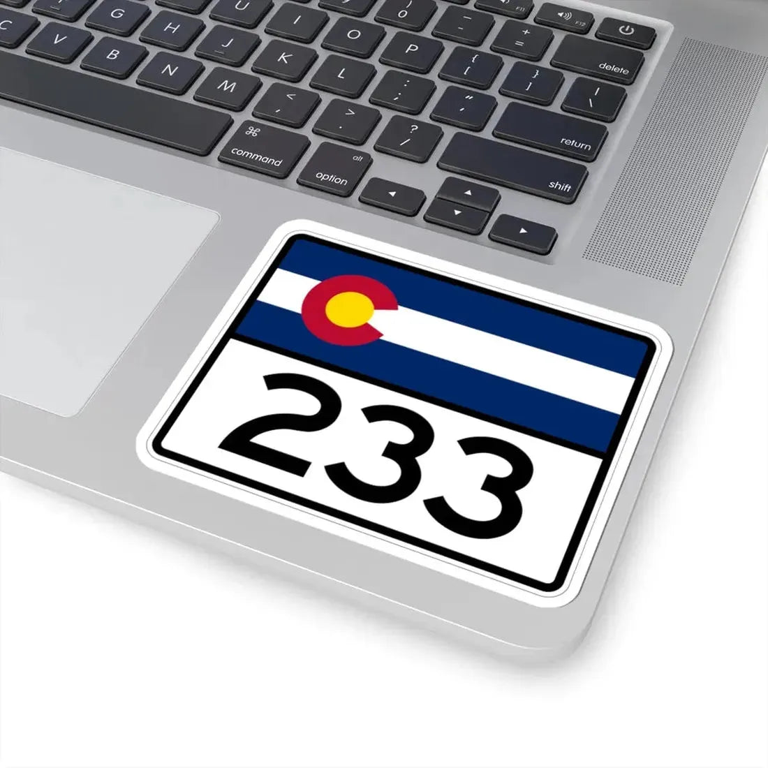 Colorado 233 wide (Colorado) (Road Sign) STICKER Vinyl Kiss-Cut Decal - The Sticker Space