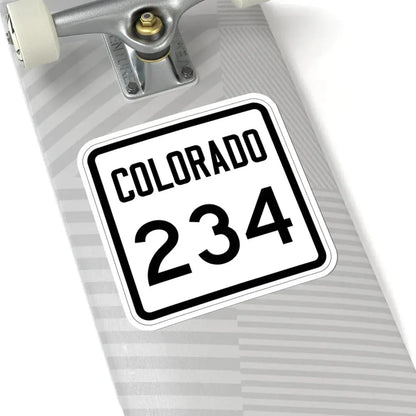 Colorado 234 1946 (Colorado) (Road Sign) STICKER Vinyl Kiss-Cut Decal - The Sticker Space