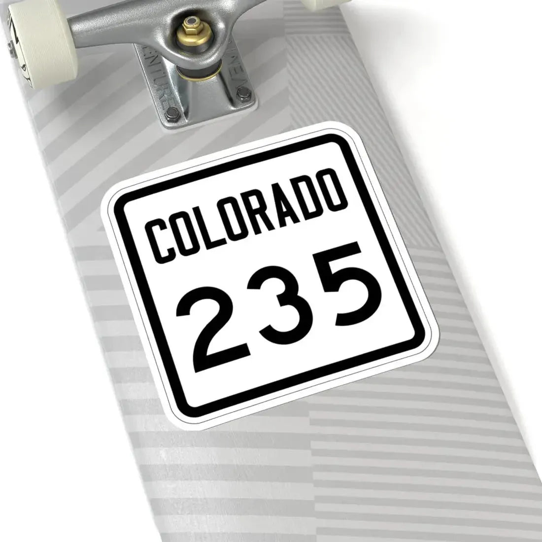 Colorado 235 1946 (Colorado) (Road Sign) STICKER Vinyl Kiss-Cut Decal - The Sticker Space