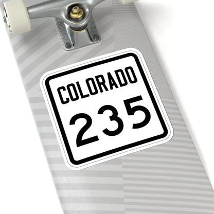 Colorado 235 1946 (Colorado) (Road Sign) STICKER Vinyl Kiss-Cut Decal - The Sticker Space