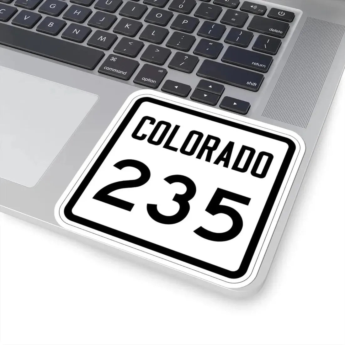 Colorado 235 1946 (Colorado) (Road Sign) STICKER Vinyl Kiss-Cut Decal - The Sticker Space