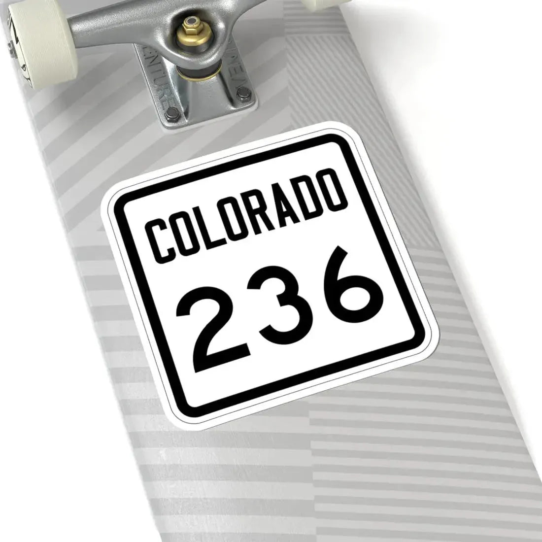 Colorado 236 1946 (Colorado) (Road Sign) STICKER Vinyl Kiss-Cut Decal - The Sticker Space