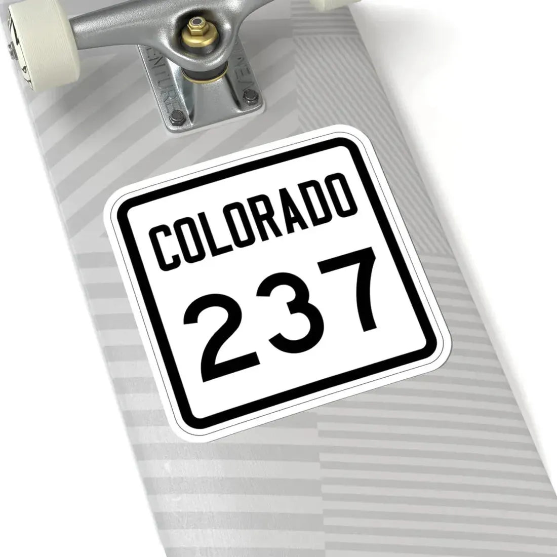Colorado 237 1946 (Colorado) (Road Sign) STICKER Vinyl Kiss-Cut Decal - The Sticker Space