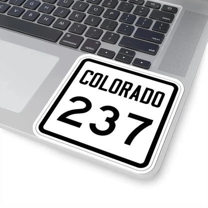 Colorado 237 1946 (Colorado) (Road Sign) STICKER Vinyl Kiss-Cut Decal - The Sticker Space