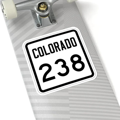 Colorado 238 1946 (Colorado) (Road Sign) STICKER Vinyl Kiss-Cut Decal - The Sticker Space