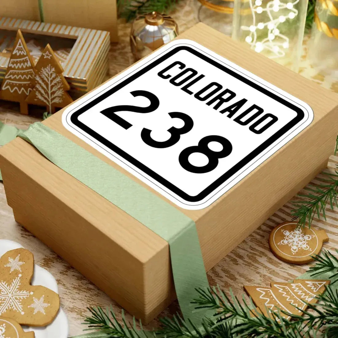 Colorado 238 1946 (Colorado) (Road Sign) STICKER Vinyl Kiss-Cut Decal - The Sticker Space