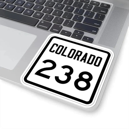 Colorado 238 1946 (Colorado) (Road Sign) STICKER Vinyl Kiss-Cut Decal - The Sticker Space