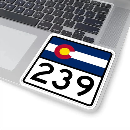 Colorado 239 (Colorado) (Road Sign) STICKER Vinyl Kiss-Cut Decal - The Sticker Space