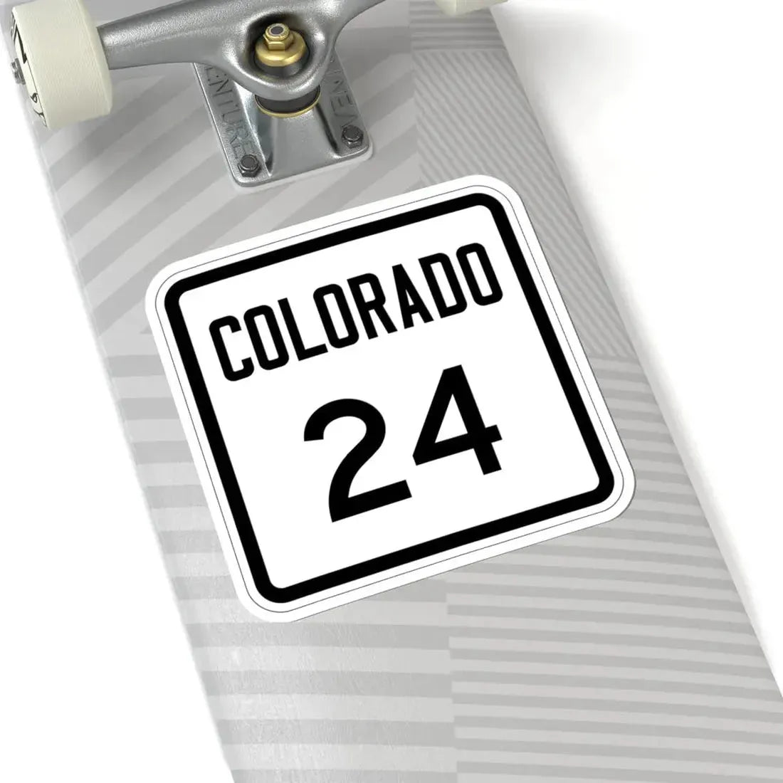 Colorado 24 1946 (Colorado) (Road Sign) STICKER Vinyl Kiss-Cut Decal - The Sticker Space
