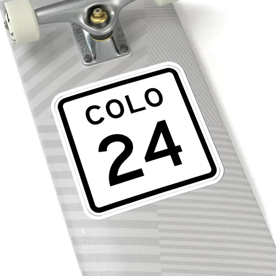 Colorado 24 1952 (Colorado) (Road Sign) STICKER Vinyl Kiss-Cut Decal - The Sticker Space