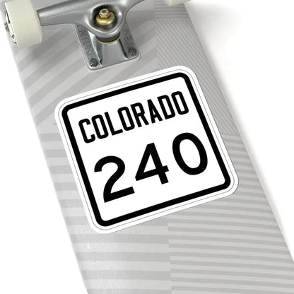 Colorado 240 1946 (Colorado) (Road Sign) STICKER Vinyl Kiss-Cut Decal - The Sticker Space
