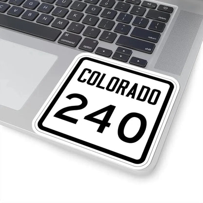 Colorado 240 1946 (Colorado) (Road Sign) STICKER Vinyl Kiss-Cut Decal - The Sticker Space