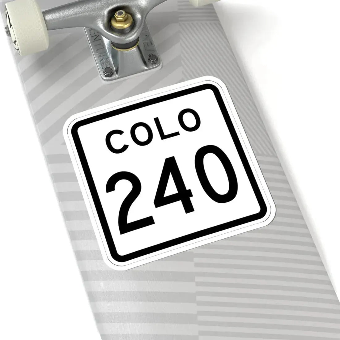 Colorado 240 1952 (Colorado) (Road Sign) STICKER Vinyl Kiss-Cut Decal - The Sticker Space
