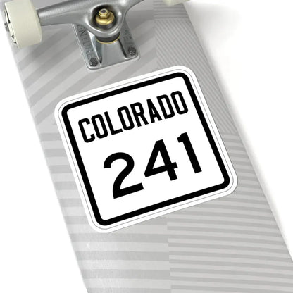 Colorado 241 1946 (Colorado) (Road Sign) STICKER Vinyl Kiss-Cut Decal - The Sticker Space