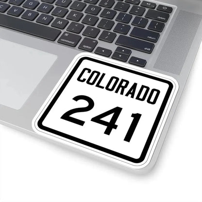 Colorado 241 1946 (Colorado) (Road Sign) STICKER Vinyl Kiss-Cut Decal - The Sticker Space