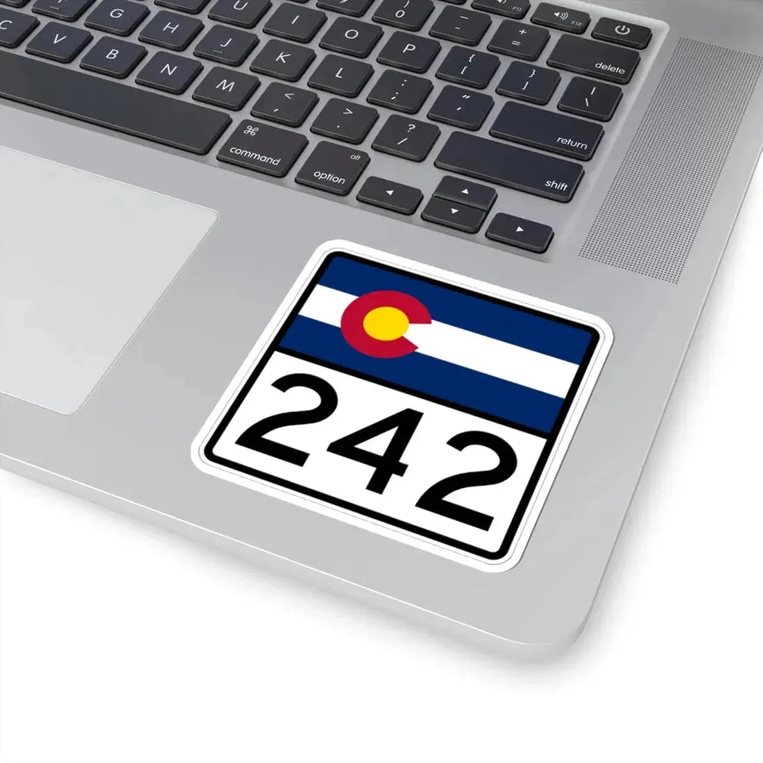 Colorado 242 (Colorado) (Road Sign) STICKER Vinyl Kiss-Cut Decal - The Sticker Space