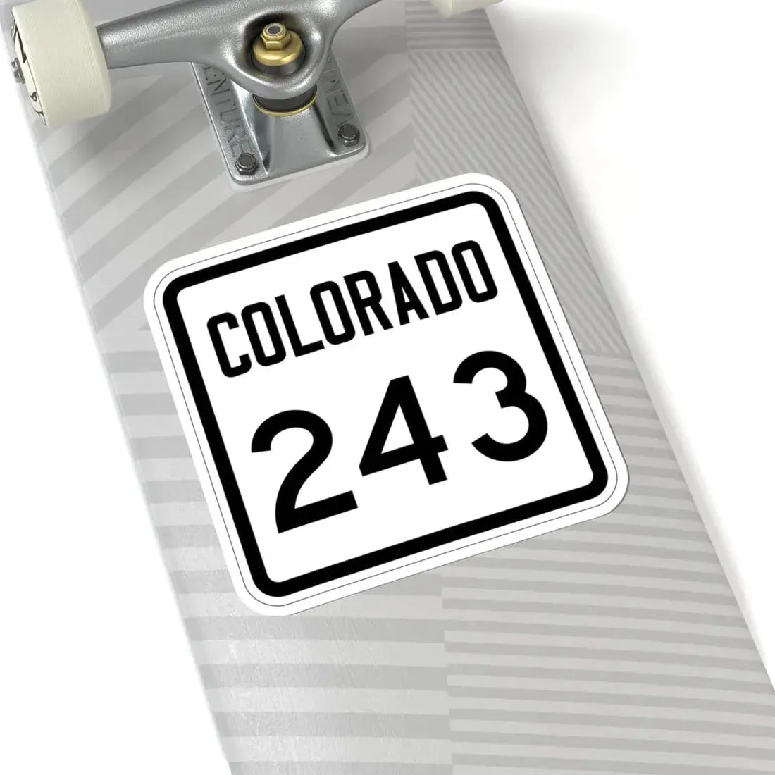 Colorado 243 1946 (Colorado) (Road Sign) STICKER Vinyl Kiss-Cut Decal - The Sticker Space
