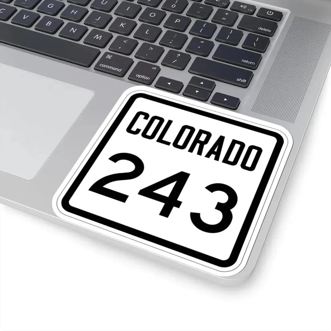 Colorado 243 1946 (Colorado) (Road Sign) STICKER Vinyl Kiss-Cut Decal - The Sticker Space