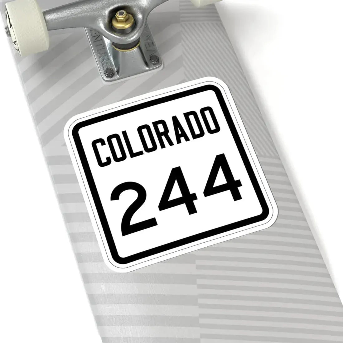 Colorado 244 1946 (Colorado) (Road Sign) STICKER Vinyl Kiss-Cut Decal - The Sticker Space