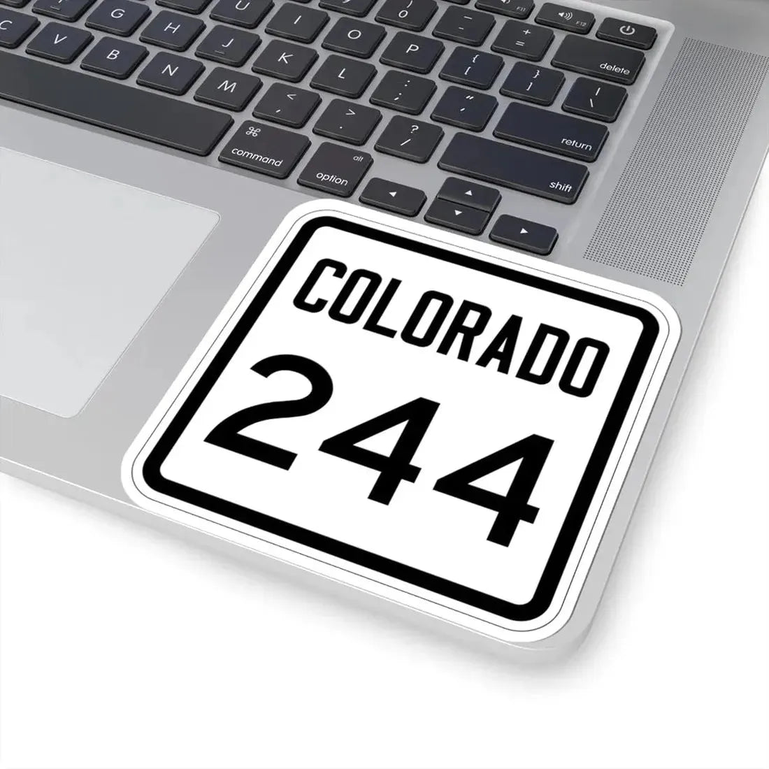 Colorado 244 1946 (Colorado) (Road Sign) STICKER Vinyl Kiss-Cut Decal - The Sticker Space