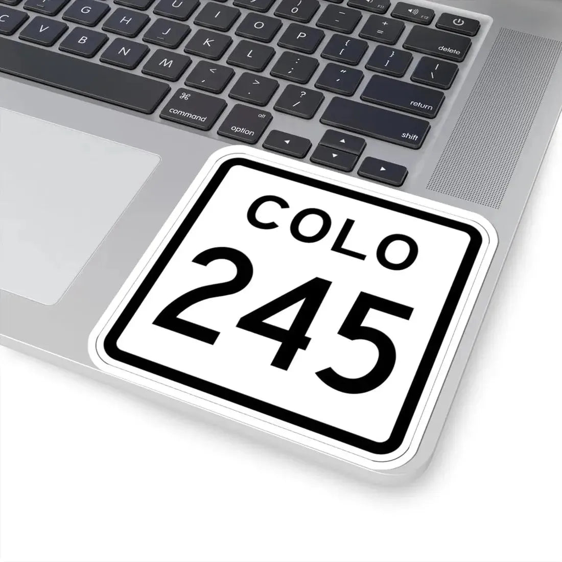 Colorado 245 1952 (Colorado) (Road Sign) STICKER Vinyl Kiss-Cut Decal - The Sticker Space