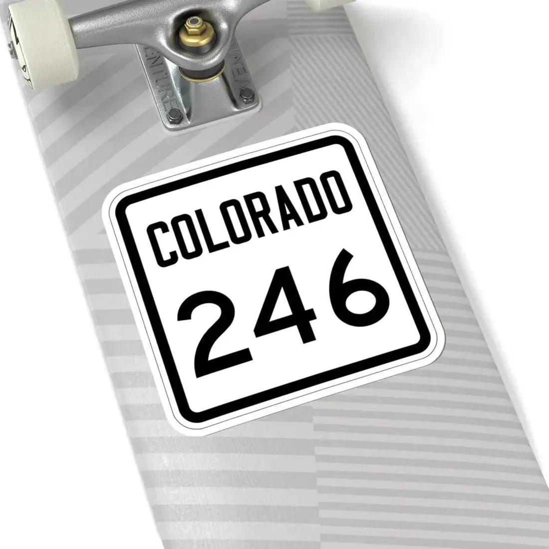 Colorado 246 1946 (Colorado) (Road Sign) STICKER Vinyl Kiss-Cut Decal - The Sticker Space