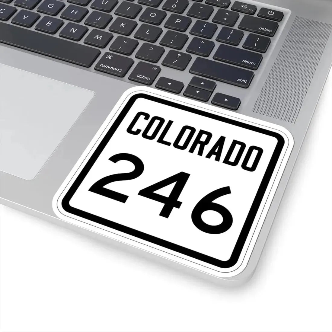 Colorado 246 1946 (Colorado) (Road Sign) STICKER Vinyl Kiss-Cut Decal - The Sticker Space