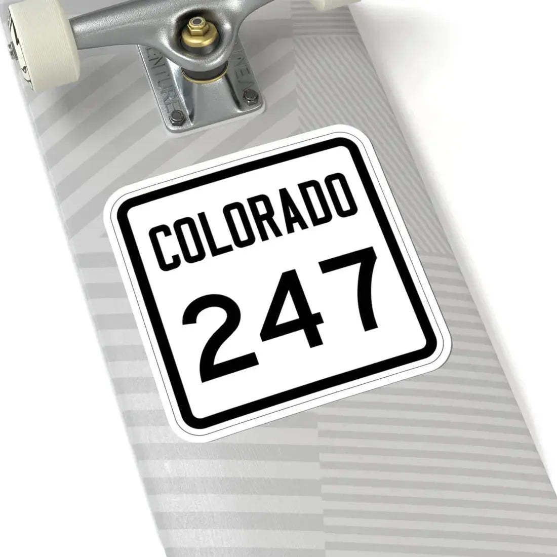 Colorado 247 1946 (Colorado) (Road Sign) STICKER Vinyl Kiss-Cut Decal - The Sticker Space