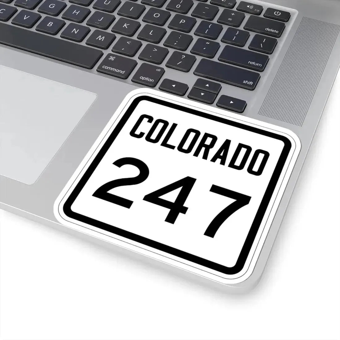 Colorado 247 1946 (Colorado) (Road Sign) STICKER Vinyl Kiss-Cut Decal - The Sticker Space