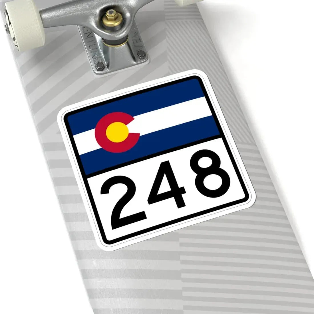 Colorado 248 (Colorado) (Road Sign) STICKER Vinyl Kiss-Cut Decal - The Sticker Space