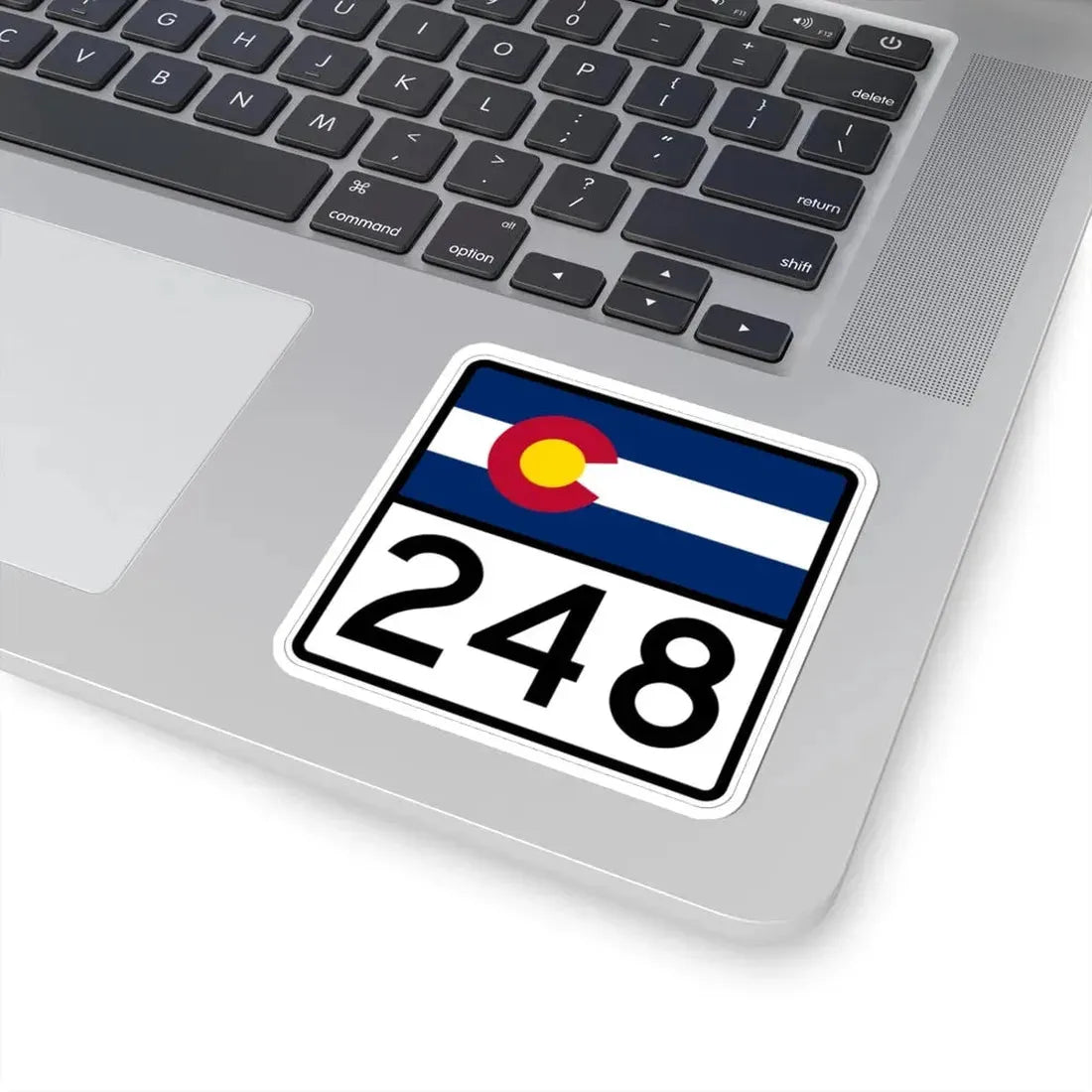 Colorado 248 (Colorado) (Road Sign) STICKER Vinyl Kiss-Cut Decal - The Sticker Space