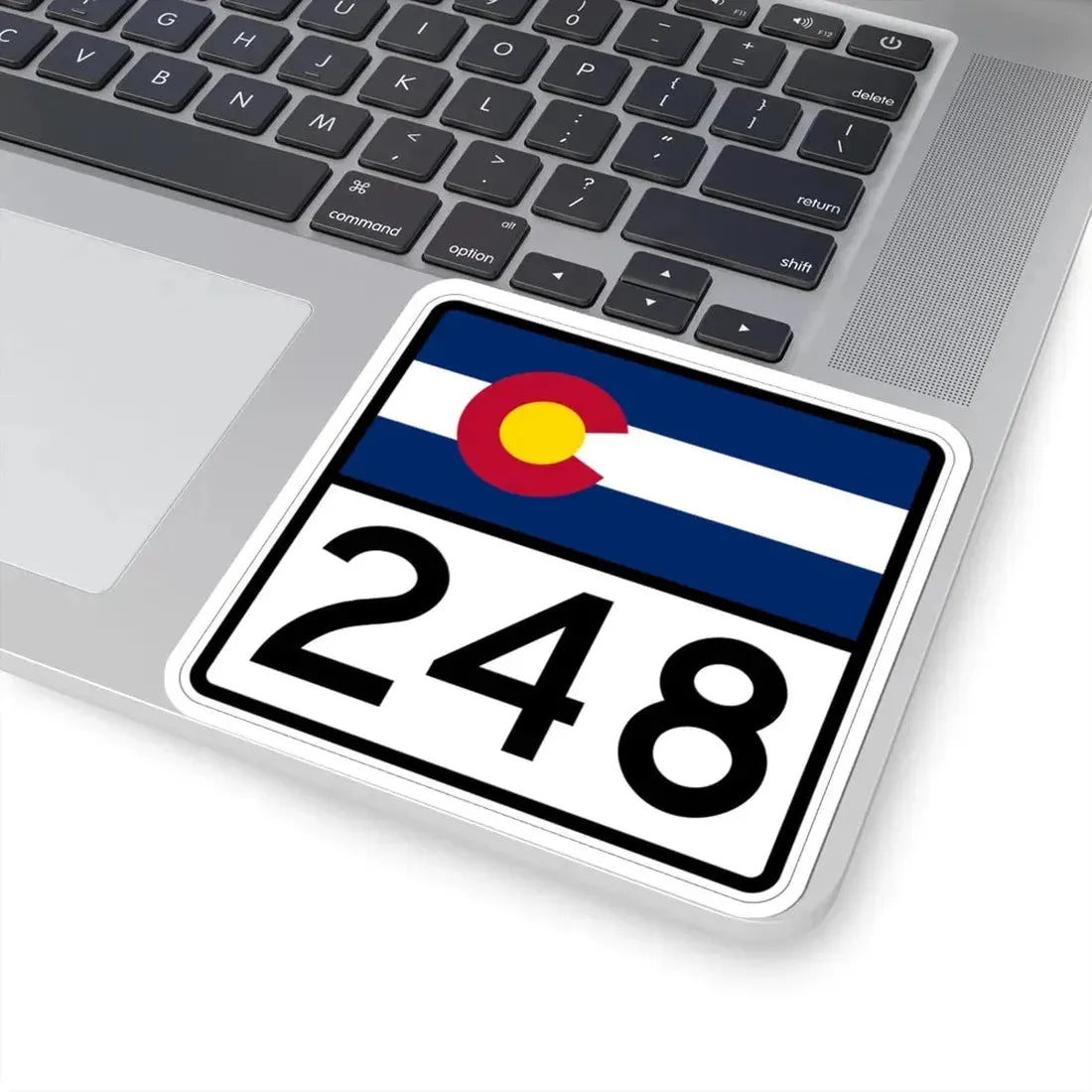 Colorado 248 (Colorado) (Road Sign) STICKER Vinyl Kiss-Cut Decal - The Sticker Space