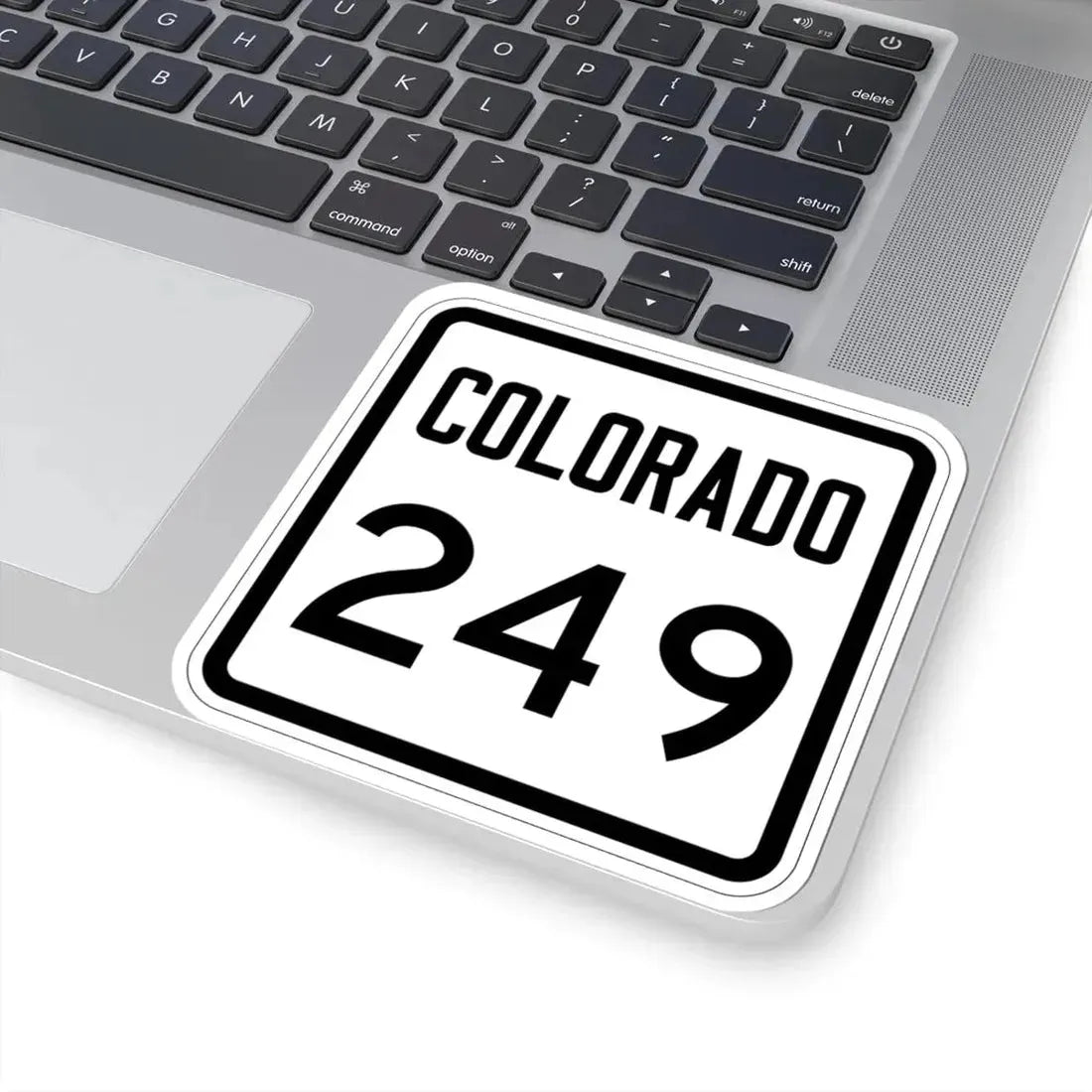 Colorado 249 1946 (Colorado) (Road Sign) STICKER Vinyl Kiss-Cut Decal - The Sticker Space