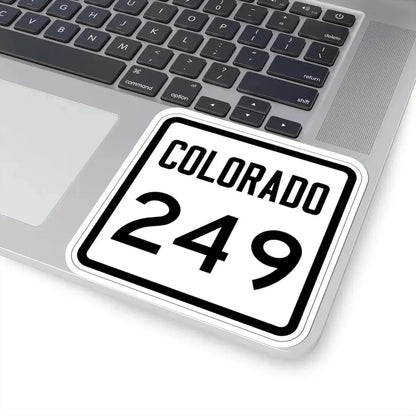 Colorado 249 1946 (Colorado) (Road Sign) STICKER Vinyl Kiss-Cut Decal - The Sticker Space
