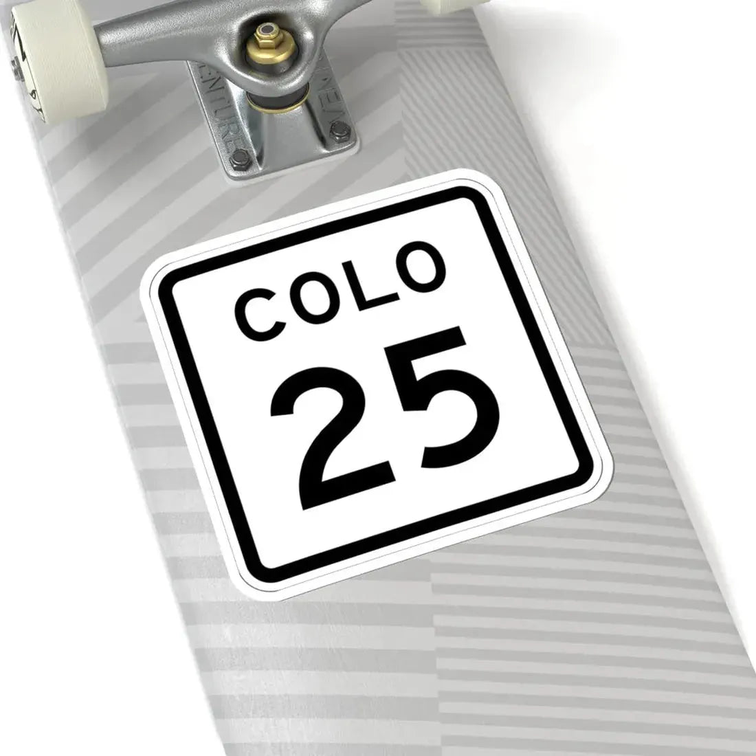 Colorado 25 1952 (Colorado) (Road Sign) STICKER Vinyl Kiss-Cut Decal - The Sticker Space