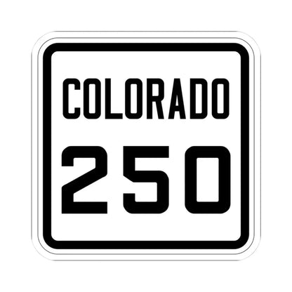 Colorado 250 1926 (Colorado) (Road Sign) STICKER Vinyl Kiss-Cut Decal 3 Inch White - The Sticker Space