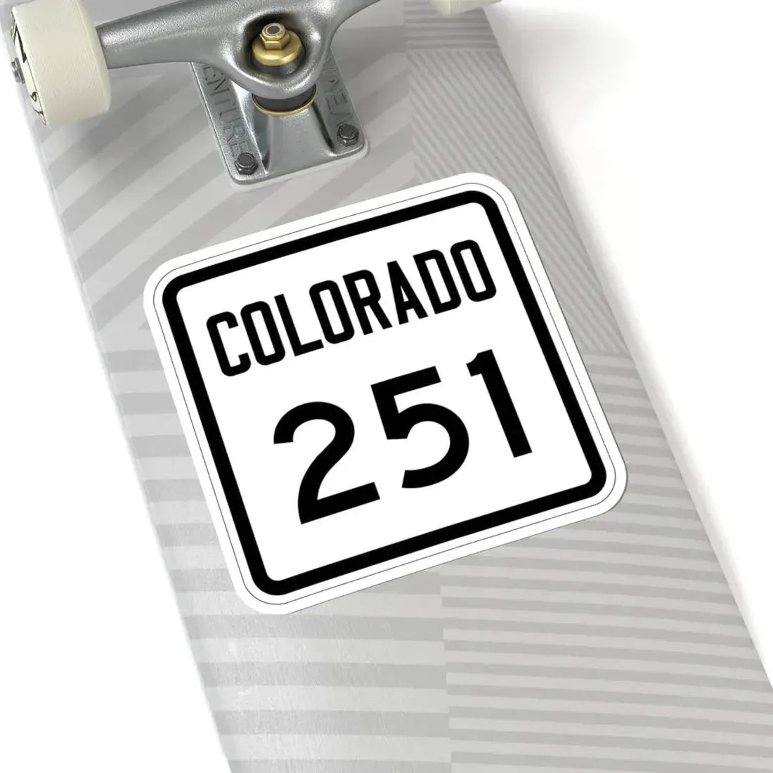 Colorado 251 1946 (Colorado) (Road Sign) STICKER Vinyl Kiss-Cut Decal - The Sticker Space