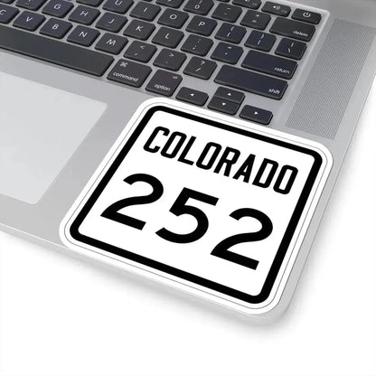 Colorado 252 1946 (Colorado) (Road Sign) STICKER Vinyl Kiss-Cut Decal - The Sticker Space