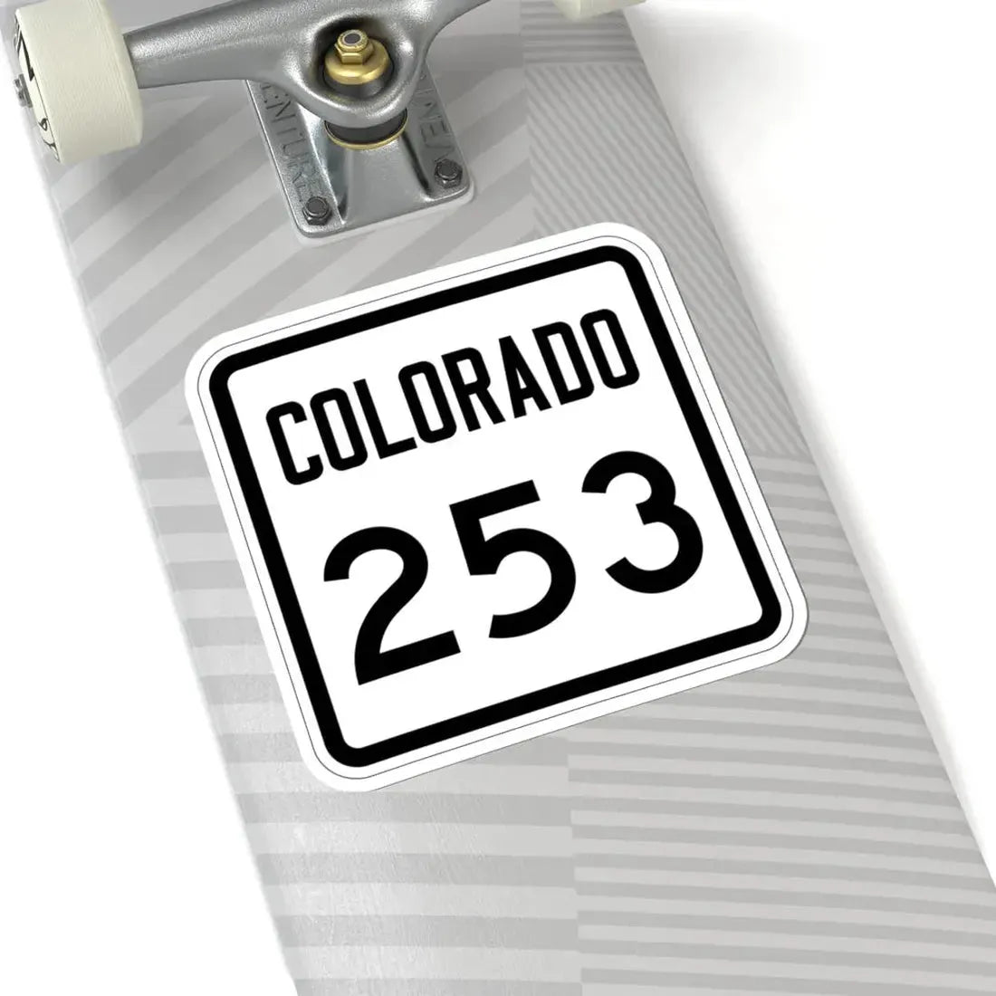 Colorado 253 1946 (Colorado) (Road Sign) STICKER Vinyl Kiss-Cut Decal - The Sticker Space